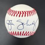 JOHN SCHERHOLTZ Signed Baseball – A Foley’s BAR NYC original piece Main Image