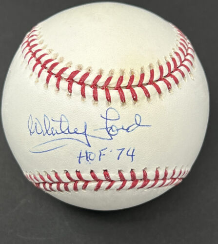 Whitey Ford - Autographed Signed Baseball