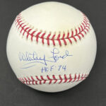 WHITEY FORD BASEBALL Signed Baseball – A Foley’s BAR NYC original piece Main Image