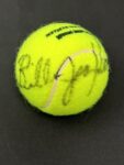 BILLY JEAN KING Signed TENNIS BALL  – A Foley’s BAR NYC original piece Main Image