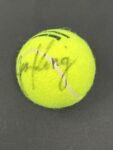 BILLY JEAN KING Signed TENNIS BALL  – A Foley’s BAR NYC original piece Main Image