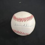 HAPPY CHANDLER MLB HOF Signed Baseball – A Foley’s BAR NYC original piece BAS Main Image