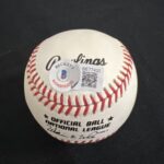 HAPPY CHANDLER MLB HOF Signed Baseball – A Foley’s BAR NYC original piece BAS Main Image