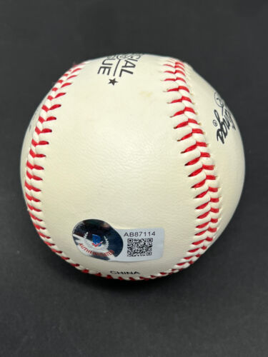 AARON JUDGE YANKEES Signed Baseball – A Foley's BAR NYC original piece BAS  - Duck's Dugout