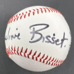 JACQUELINE BISSETT ACTRESS Signed Baseball – A Foley’s BAR NYC original BAS Main Image