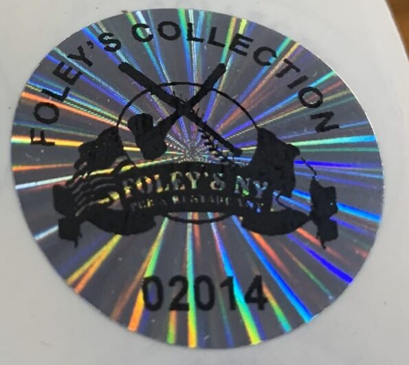 LINDA BLAIR ACTRESS Signed Baseball – A Foley’s BAR NYC original piece Gallery Image 1