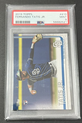 Fernando Tatis JR PSA 10 Gem Mint Rookie Card RC 2019 Topps Complete Set  #410