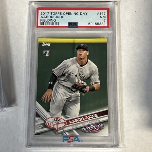 Aaron Judge 2017 Topps Opening Day Baseball Rookie Card RC #147 Graded PSA  10