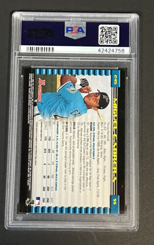 2013 TOPPS SILVER SLATE BLUE SPARKLE #382 JACKIE BRADLEY JR PSA 9 MINT 475