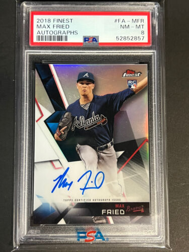Ozzie Albies 2019 Topps Finest On Card Auto Refractor
