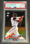 2013 TOPPS SILVER SLATE BLUE SPARKLE #382 JACKIE BRADLEY JR PSA 9 MINT 475