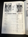1970 BUFFALO BISONS vs TIDEWATER TIDES Unscored Baseball Program Main Image