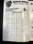 1968 BUFFALO BISONS vs ROCHESTER RED WINGS Unscored Baseball Program Main Image