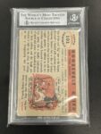 1956 TOPPS #101 ROOSEVELT GREIER RC HOF Slabbed Auto Signed Card BAS 139 Main Image