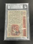 1956 TOPPS #101 ROOSEVELT GREIER RC HOF Slabbed Auto Signed Card BAS 978 Main Image