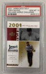 2001 Upper Deck Golf Tiger Woods Williams World Challenge PSA 10 Gem MT (1) Main Image