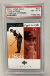 2001 Upper Deck #TJ1 Tiger Woods TigerJam IV Promo PSA 8 NM-MT   (1) Main Image