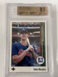 1989 UPPER DECK #357 DALE MURPHY REVERSE NEGATIVE BRAVES BGS 9.5 Main Image