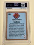 1992 FLEER #238 MICHAEL JORDAN CHICAGO BULLS HOF PSA 9 MINT 279 Main Image