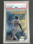 1997 Finest #175 Barry Bonds POWER w/coating PSA 8 NM-MT RARE Main Image