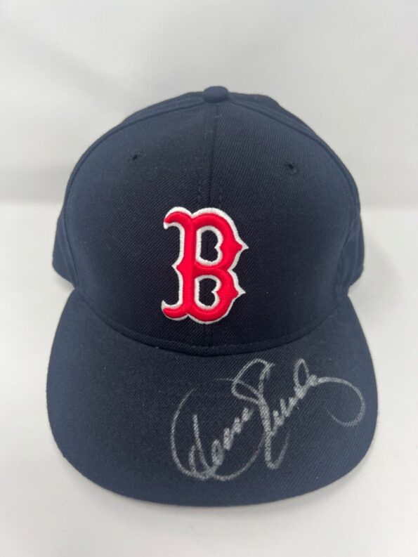 Dennis Eckersley Signed Boston Red Sox New Era Hat 2001 FLEER LEGACY COA Main Image