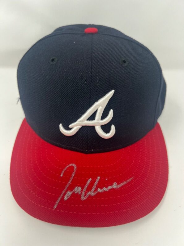 Tom Glavine Signed Atlanta Braves New Era Hat MLB Authentic Collection JSA  Main Image