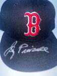 Jimmy Pearsall Signed Boston Red Sox New Era Hat MLB 2001 FLEER LEGACY COA 361  Main Image