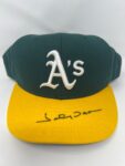 Johnny Damon Signed Oakland Athletics New Era Hat MLB 2001 FLEER LEGACY Main Image