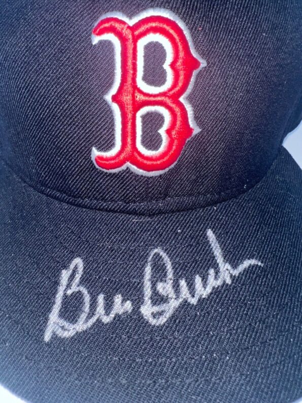 Bill Buckner Signed Boston Red Sox New Era Hat MLB 2001 FLEER LEGACY COA Gallery Image 0