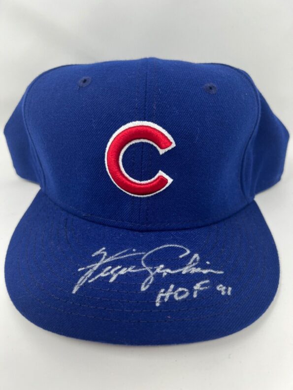 Fergie Jenkins HoF 91 Signed Chicago Cubs New Era MLB Snapback Hat JSA 964 Main Image