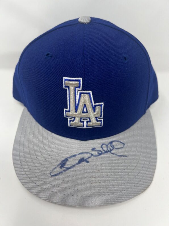 Gary Sheffield Signed LA Dodgers New Era Hat MLB Authentic Collection JSA Main Image