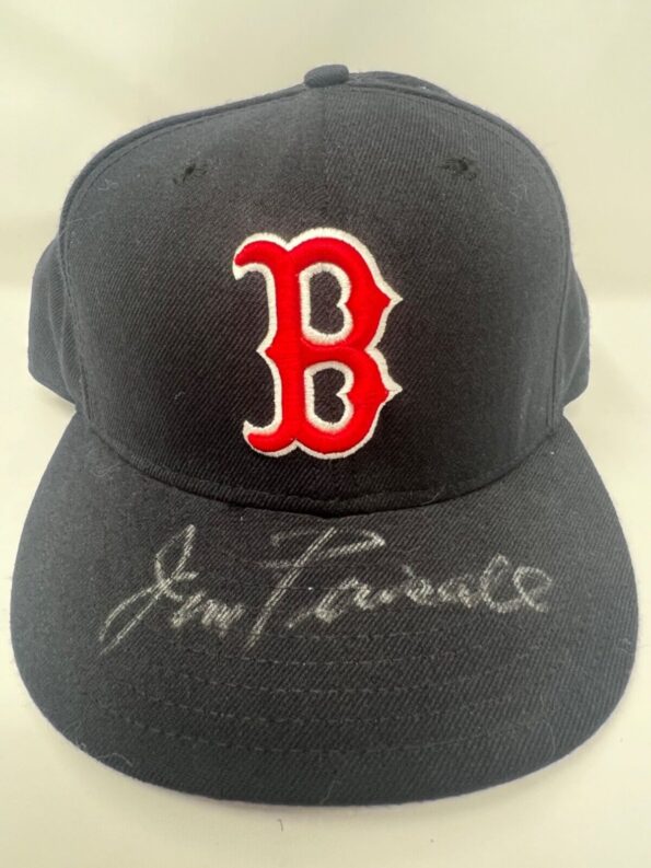 Jimmy Pearsall Signed Boston Red Sox New Era Hat MLB 2001 FLEER LEGACY BAS 355  Main Image