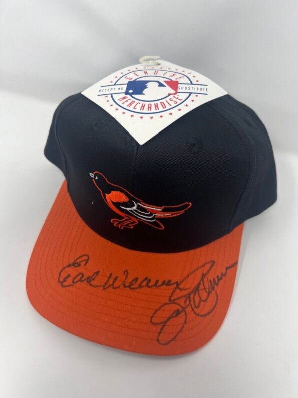 Earl Weaver & Jim Palmer Signed Baltimore Orioles MLB Snapback Hat JSA  Main Image